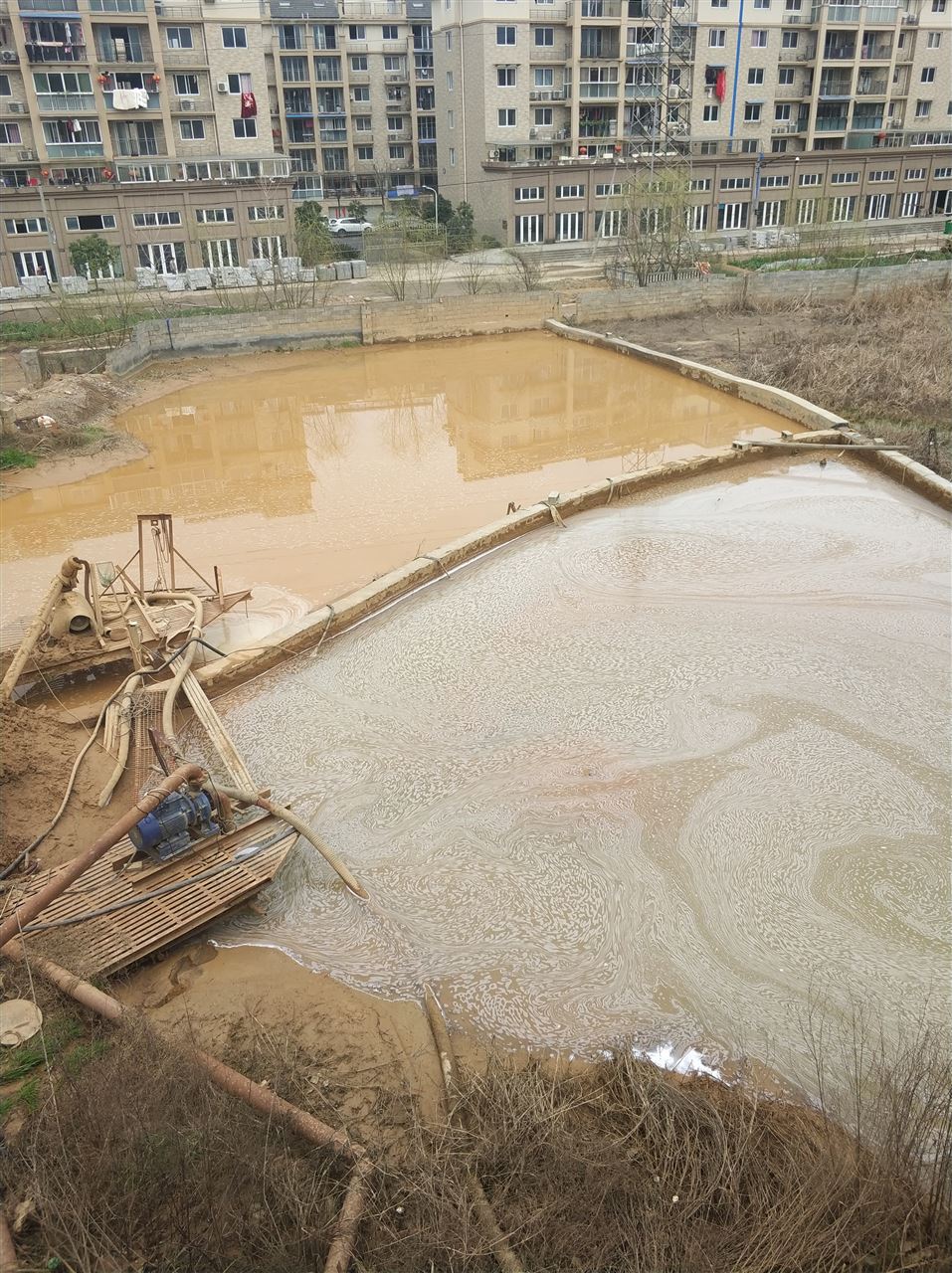 乌恰沉淀池淤泥清理-厂区废水池淤泥清淤